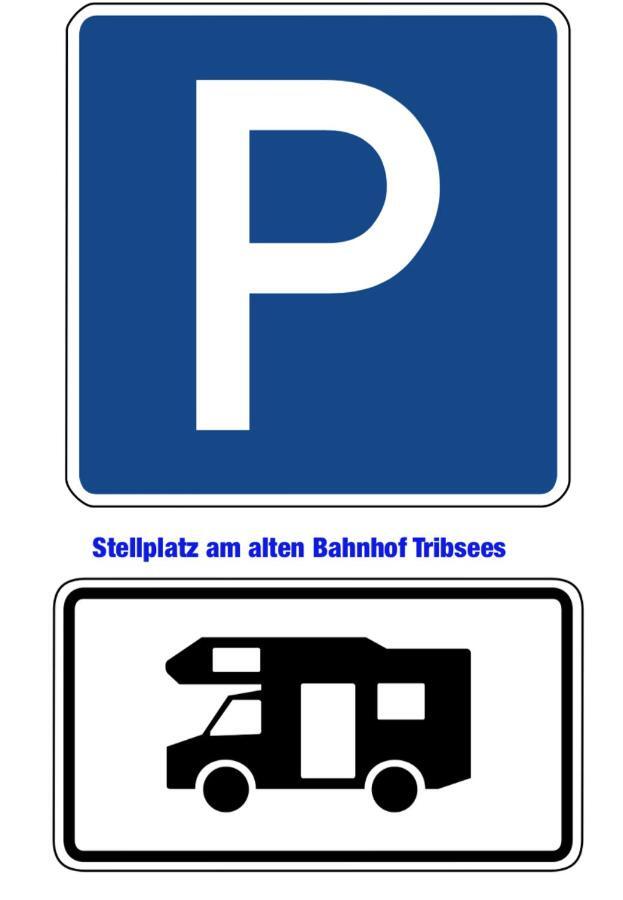 Stellplatz Am Alten Bahnhof Hotel Tribsees Buitenkant foto